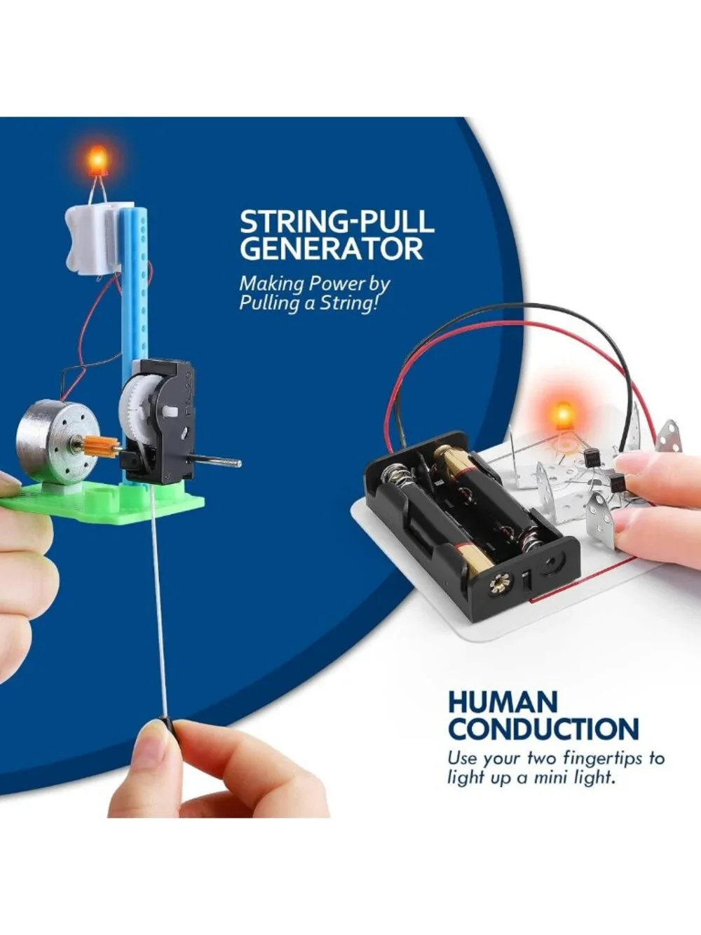 STEM Electric Circuit Kit for Kids & Teens | Fun Light Bulb Experiments